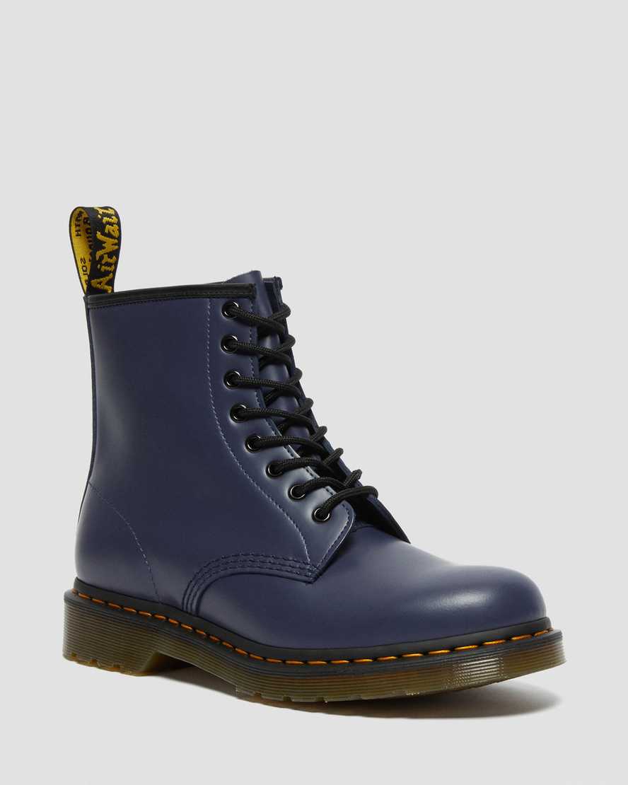 Dr. Martens 1460 Smooth Nahka Miesten Nauhalliset Nilkkurit - Indigo Nilkkurit [203-OZDCWQ]